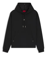 Sweat HUGO Hoodie Dineo mit Stack-Logo Schwarz (001)