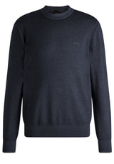 Produktbild 1 von HUGO BOSS ORANGE Strickpullover Kestefo aus Schurwolle in Blau.