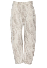 Jeans ELIAS RUMELIS Jeans mit Leoparden-Print Grau (1371)