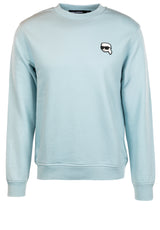 Sweat LAGERFELD Sweatshirt mit Logo-Patch Blau (600)