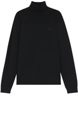 Pullover & Strickjacken HUGO BOSS GREEN Pullover Momentum mit strukturierten Details Schwarz (001)