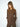 Produktbild 4 von MOS MOSH Bluse mit Nadelstreifen und Krawattendetail in Braun.