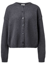Produktbild 1 von DRYKORN Cardigan Marweni aus Alpakawolle in Grau.
