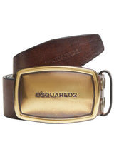 Gürtel DSQUARED2 Gürtel mit markanter Schnalle Braun (M1168)
