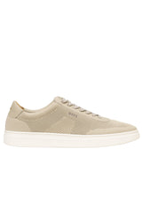 Schuhe HUGO BOSS BLACK Sneaker Kieran_Tenn_knal Beige (285)