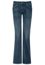 Jeans ELIAS RUMELIS Jeans mit Bootcut-Schnitt Blau (1563)