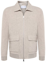 Produktbild 1 von BALDESSARINI Blouson Chase-P mit Pattentaschen und Umlegekragen in Beige.
