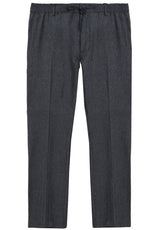 Hosen HUGO BOSS BLACK Hose Kane mit elastischem Bund Blau (404)