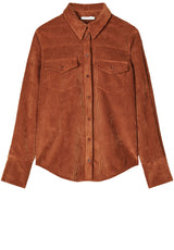 Jacken & Mäntel PATRIZIA PEPE Overshirt aus Cord Orange (B912)
