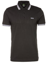 Jersey HUGO BOSS GREEN Poloshirt Paddy Schwarz (001)