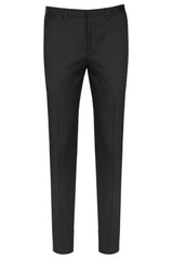 Hosen HUGO BOSS BLACK Hose Wave Slim-Fit Schwarz (001)