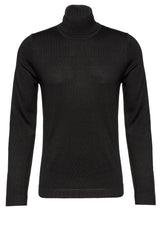 Produktbild 1 von DRYKORN Pullover Joey aus Merinowolle in Schwarz.