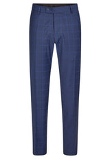 Hosen DANIEL HECHTER Anzughose mit Two-Tone-Glencheck Blau (670)
