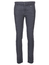 Hosen KARL LAGERFELD Chinohose mit Hahnentrittmuster Blau (690)