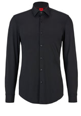 Hemden HUGO Hemd Kenno Schwarz (001)