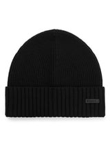 Mützen & Caps HUGO BOSS BLACK Mütze Fati aus Schurwolle Schwarz (001) ONESIZE