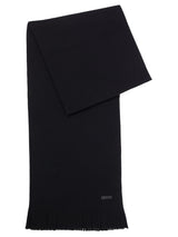 Schals & Tücher HUGO BOSS BLACK Schal Albas mit Fransen Schwarz (001) ONESIZE