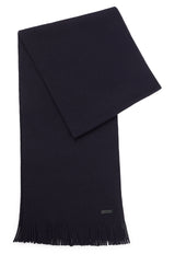 Schals & Tücher HUGO BOSS BLACK Schal Albas mit Fransen Blau (404) ONESIZE