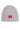 Mützen & Caps HUGO Mütze Saffa mit rotem Logo-Aufnäher Grau (033) ONESIZE