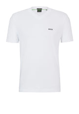 Jersey HUGO BOSS GREEN T-Shirt Tee V Weiß (100)