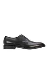 Schuhe HUGO BOSS BLACK Schnür-Derbys Derrek_Derb_burb Schwarz (001)