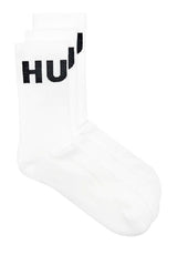 Bodywear HUGO 3er Pack Socken mit Logo-Bund Weiß (100)