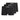 Bodywear HUGO BOSS BLACK Dreierpack Boxershorts aus Stretch-Baumwolle mit Logos am Bund Schwarz (001)