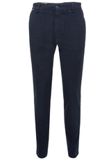Hosen HUGO BOSS BLACK Hose H-Kaiton aus strukturierter Baumwolle Blau (404)