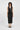 Kleider HUGO BOSS BLACK Kleid Drumialda aus Schurwolle mit Leder-Oberteil