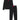 Bodywear HUGO Pyjama mit roten Logo-Labels Schwarz (001)