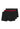 Bodywear HUGO 3er-Pack Boxershorts mit Split-Logo am Bund Schwarz (002)