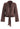 Blusen & Tuniken HUGO Relaxed-Fit Bluse Errika aus Stretch-Satin Braun (201)