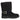 Schuhe HUGO BOSS BLACK Bikerstiefel aus Wildleder mit Kunstfellbesatz Schwarz (001)