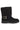 Schuhe HUGO BOSS BLACK Bikerstiefel aus Wildleder mit Kunstfellbesatz Schwarz (001)