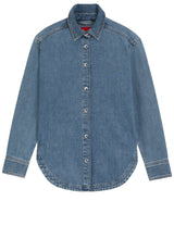 Jeans HUGO Jeanshemd Gareve Blau (440)
