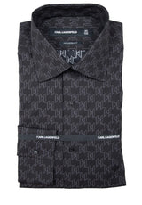 Hemden LAGERFELD Hemd Modern Fit Schwarz (990)