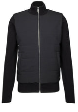 Pullover & Strickjacken LAGERFELD Jacke mit gestepptem Fronteil Schwarz (990)