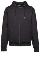 Sweat LAGERFELD Sweatjacke mit seitlichem Logo-Streifen Schwarz (990)