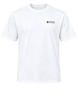 Produktbild 1 von IYITO T-Shirt mit auffälligem Rückenprint in Weiß.