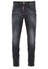 Produktbild 1 von DSQUARED2 Jeans mit Destroyed-Effekten in Schwarz.