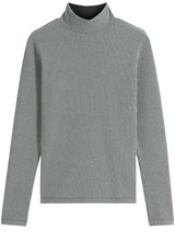 Produktbild 1 von HUGO Langarmshirt Drisila mit Längsstreifen in Grau.