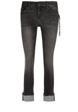 Produktbild 1 von LIU.JO Jeans mit Ketten-Detail in Schwarz.
