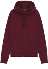 Produktbild 1 von HUGO BOSS GREEN Sweatjacke Saggy mit seitlichen Taschen in Rot.