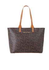 Produktbild 1 von Valentino Shopper mit Logo-Print in Braun.