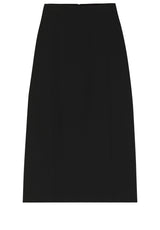 Röcke HUGO Bleistiftrock Rahasi aus Stretch-Twill Schwarz (001)
