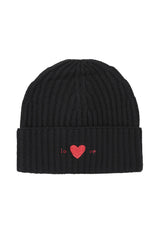 Mützen & Caps Love Future Strickmütze in Ripp-Qualität Schwarz (9000) ONESIZE