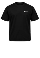Produktbild 1 von IYITO T-Shirt aus mit markantem Rückenprint in Schwarz.