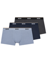 Produktbild 1 von HUGO BOSS BLACK Dreier-Pack Boxershorts 3P Power in Grau.