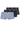 Produktbild 1 von HUGO BOSS BLACK Dreier-Pack Boxershorts 3P Power in Grau.