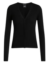 Pullover & Strickjacken HUGO BOSS BLACK Cardigan Friva Schwarz (001)